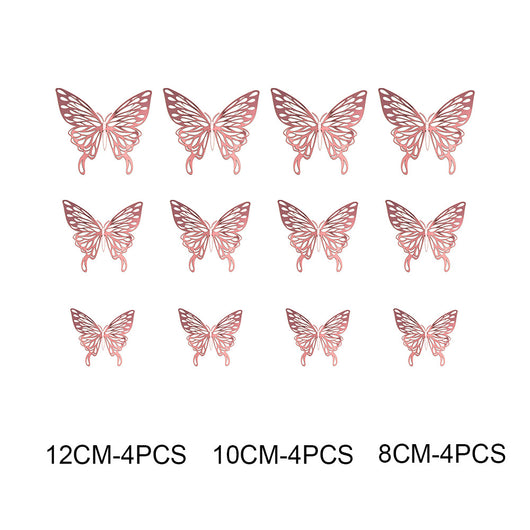 Mariposas Espejo 3D Huecas - Pegatinas Decorativas para Paredes - Image 27