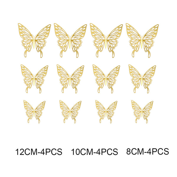 Mariposas Espejo 3D Huecas - Pegatinas Decorativas para Paredes - Image 10