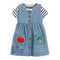Vestido Infantil de Algodón sin Mangas - Estilo Europeo y Americano para Niñas