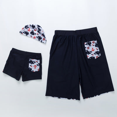 Bañador Familiar Corte Plano - Traje de Baño Niños y Adultos Diseño Coreano - Image 2