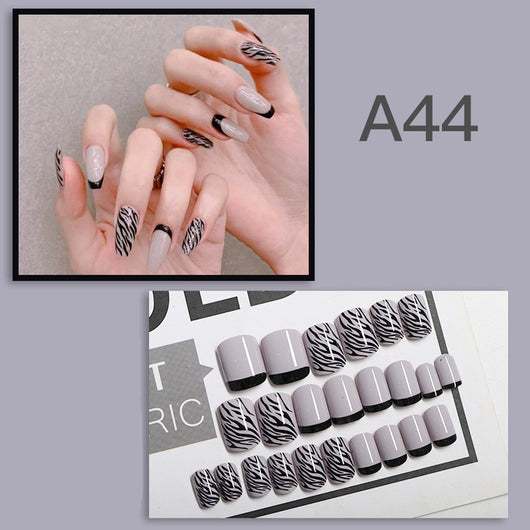 Uñas Postizas Removibles - Set de 24 Piezas Reutilizables - Image 10