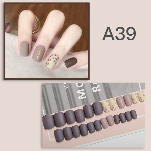 Uñas Postizas Removibles - Set de 24 Piezas Reutilizables - Image 14