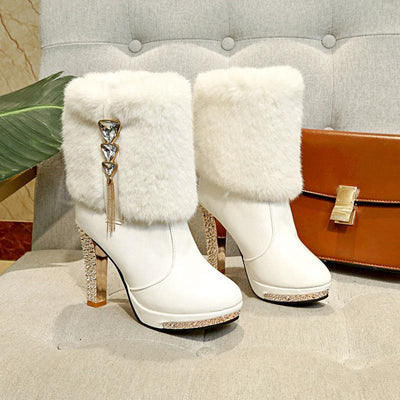 Botas Martin para Mujer con Tacón Grueso y Punta Redonda - Image 3