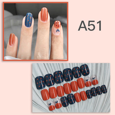 Uñas Postizas Removibles - Set de 24 Piezas Reutilizables - Image 21