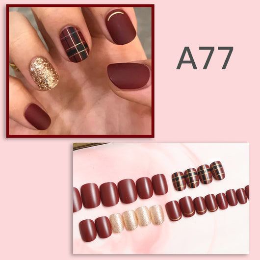 Uñas Postizas Removibles - Set de 24 Piezas Reutilizables - Image 28