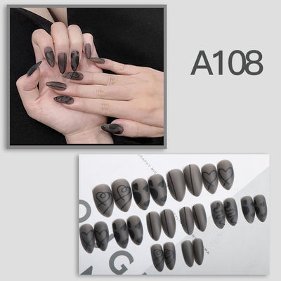 Uñas Postizas Removibles - Set de 24 Piezas Reutilizables - Image 36