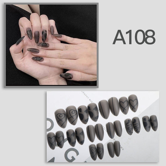 Uñas Postizas Removibles - Set de 24 Piezas Reutilizables - Image 36