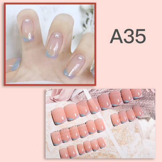 Uñas Postizas Removibles - Set de 24 Piezas Reutilizables - Image 38