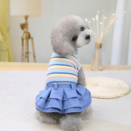 Vestido de Rayas para Perros Pequeños y Medianos - Diseño Teddy y Schnauzer - Image 7