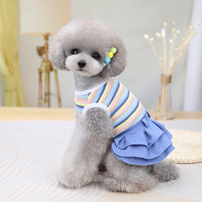 Vestido de Rayas para Perros Pequeños y Medianos - Diseño Teddy y Schnauzer - Image 8