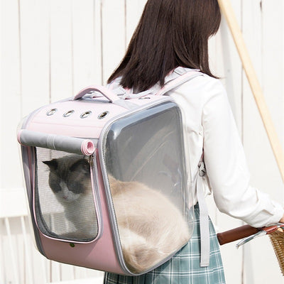 Mochila Transportadora para Gatos - Bolsa de Viaje Espaciosa con Ventilación - Image 8