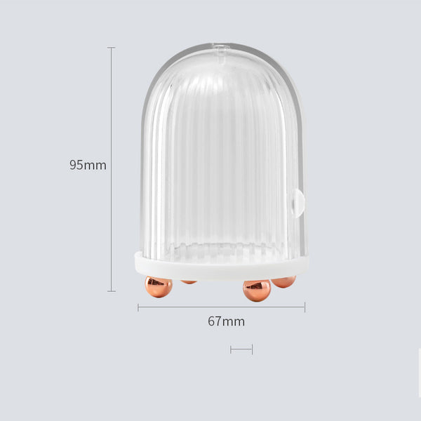 Organizador de Maquillaje Transparente Tipo Jaula - Caja Guarda Esponjas de Belleza Minimalista - Image 6