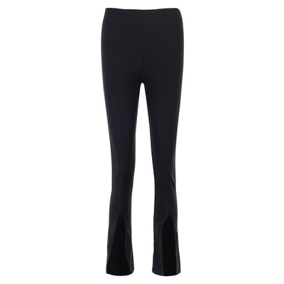 Pantalones Slim con Abertura de Cierre y Bota Acampanada - Image 6