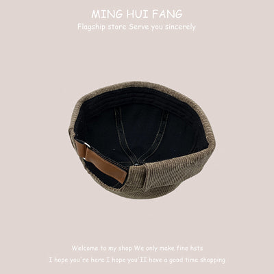 Gorra de Pana Otoño Invierno - Estilo Coreano Unisex Hip Hop - Image 9