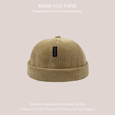 Gorra de Pana Otoño Invierno - Estilo Coreano Unisex Hip Hop - Image 2