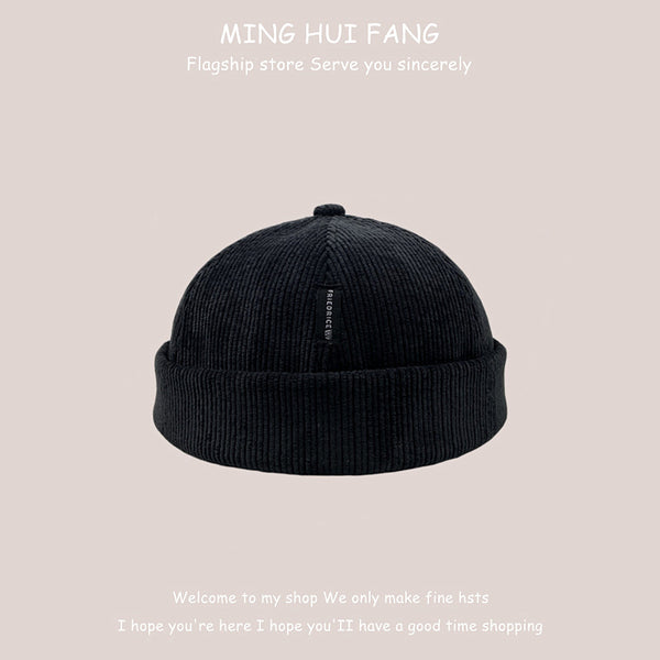 Gorra de Pana Otoño Invierno - Estilo Coreano Unisex Hip Hop - Image 4