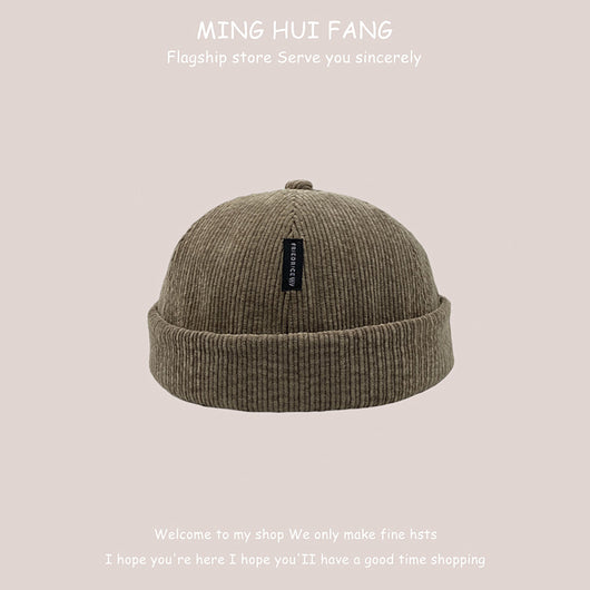 Gorra de Pana Otoño Invierno - Estilo Coreano Unisex Hip Hop - Image 3