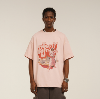 Camiseta Hombre Estilo Cómico Gunner con Estampado Directo - Corte Suelto Casual