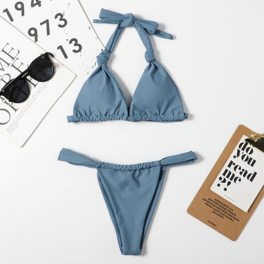 Bikini Multicolor Dividido para Playa - Traje de Baño Moderno para Dama - Image 8