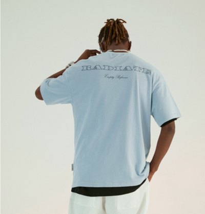 Camiseta Estampada Paloma Blanca y Estrella Azul para Hombre - Image 4