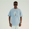 Men's White Dove and Blue Star Graphic T-Shirt