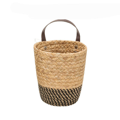 Canasta Tejida de Alga Marina para Almacenamiento y Decoración de Pared - Image 5