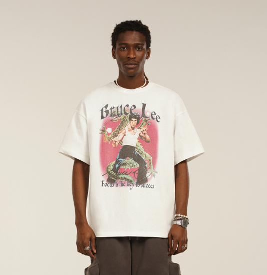Playera Hombre Estampado Directo Cómics Personajes Manga Corta