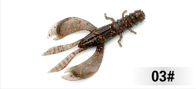 Camarón Artificial Sumergible 3.5" - Cebo Blando de Alta Densidad para Pesca de Agua Dulce - Image 3
