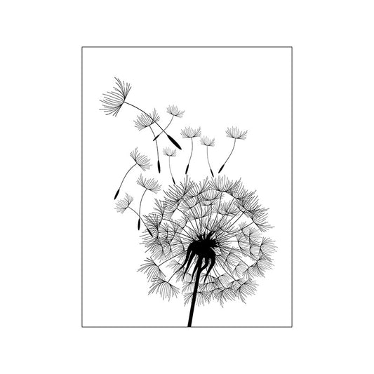 Cuadro Decorativo Escandinavo León Blanco y Negro - Lámina Nórdica Minimalista - Image 2