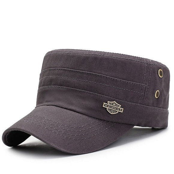 Gorra Plana Casual para Hombre - Protección Solar Todo Clima