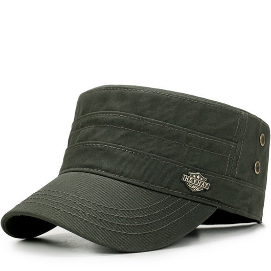 Gorra Plana Casual para Hombre - Protección Solar Todo Clima