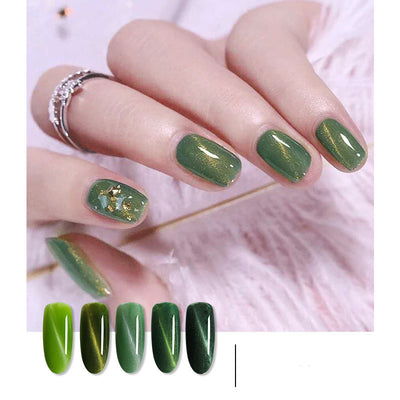 Set de Adhesivo Gel Cat's Eye para Uñas de Fotocurado - Colores Trendy Profesionales - Image 12
