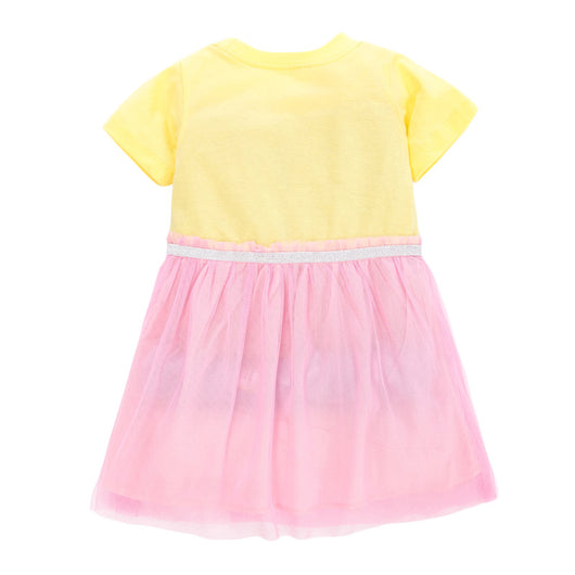 Vestido de Malla para Niña con Mangas Cortas - Image 2