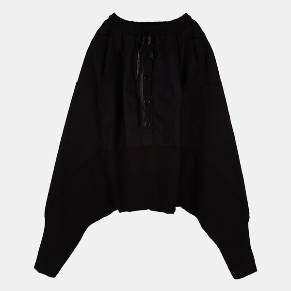 Pantalones Harem Oversize de Tiro Bajo Estilo Urbano