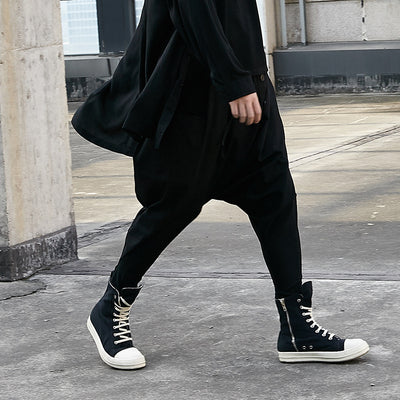 Pantalones Harem Oversize de Tiro Bajo Estilo Urbano - Image 5