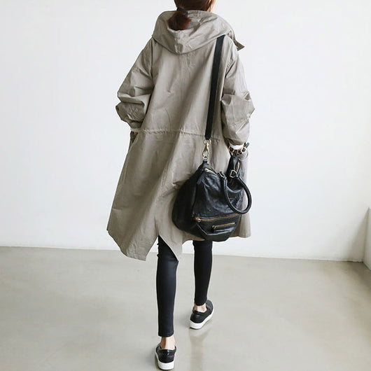 Cortavientos Oversized Estilo Coreano Slim para Mujer - Image 3