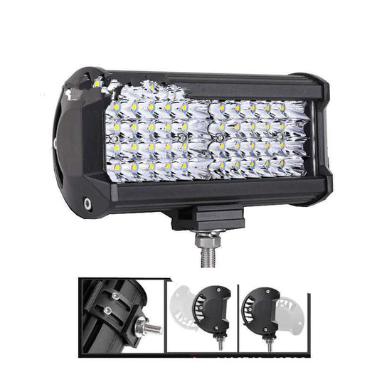 Faro LED de Trabajo 144W para Vehículos 4x4 - Barra de Luces Offroad de 4 Filas - Image 7