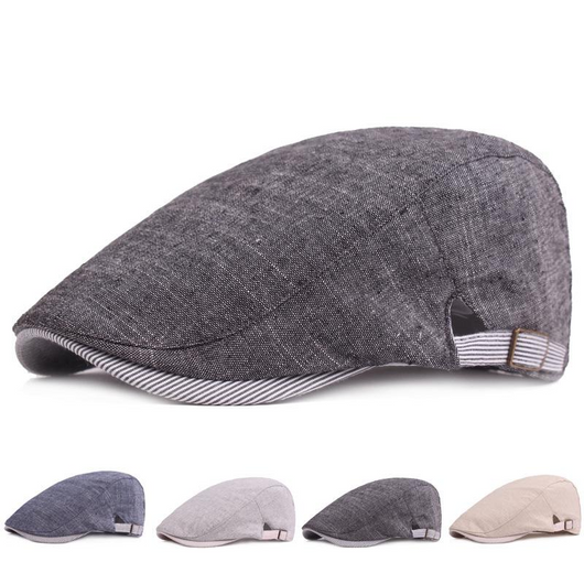 Gorra Ligera de Algodón y Lino para Primavera y Verano - Image 13