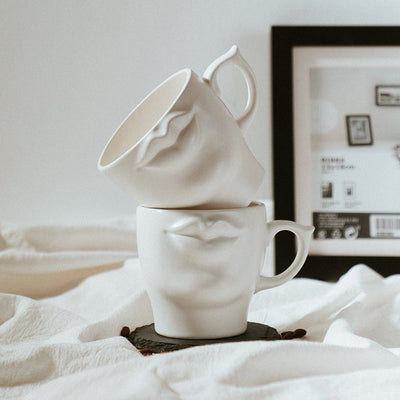 Taza de Cerámica Estéreo Labios para Parejas - Diseño Bobo Creative - Image 7
