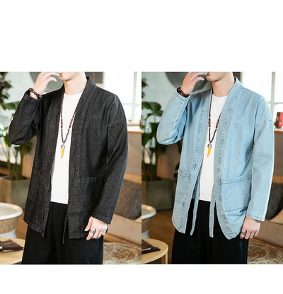 Cardigan Hanfu Tang Dynasty Talla Grande para Jóvenes - Image 8
