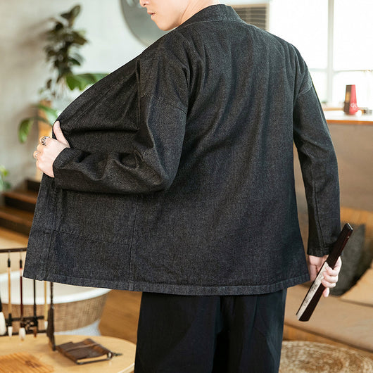 Cardigan Hanfu Tang Dynasty Talla Grande para Jóvenes - Image 4
