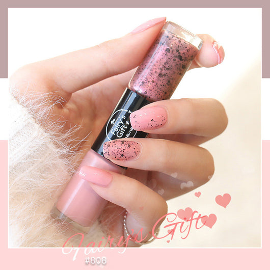 Set de Esmaltes Bicolor de Secado Rápido con Brillo y Acabado Transparente - Image 8