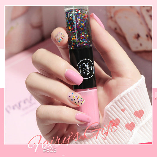 Set de Esmaltes Bicolor de Secado Rápido con Brillo y Acabado Transparente - Image 25