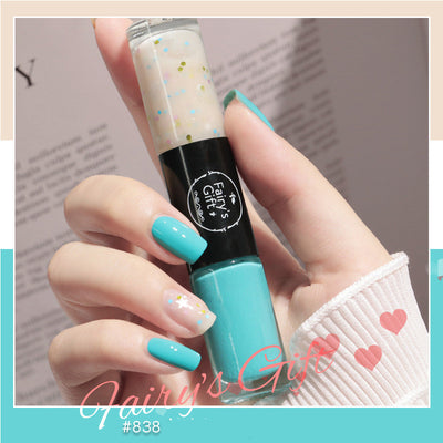 Set de Esmaltes Bicolor de Secado Rápido con Brillo y Acabado Transparente - Image 38