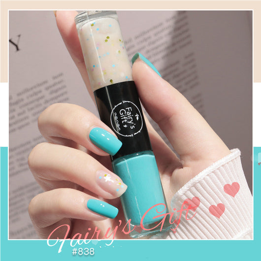 Set de Esmaltes Bicolor de Secado Rápido con Brillo y Acabado Transparente - Image 38