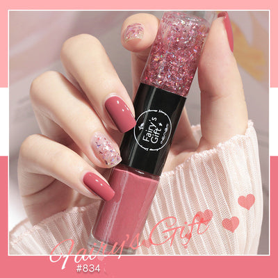 Set de Esmaltes Bicolor de Secado Rápido con Brillo y Acabado Transparente - Image 34