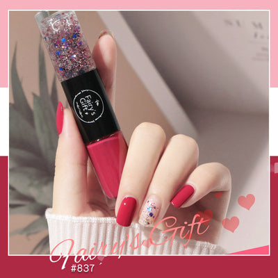 Set de Esmaltes Bicolor de Secado Rápido con Brillo y Acabado Transparente - Image 37