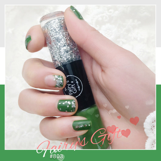 Set de Esmaltes Bicolor de Secado Rápido con Brillo y Acabado Transparente - Image 3