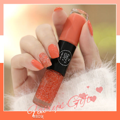 Set de Esmaltes Bicolor de Secado Rápido con Brillo y Acabado Transparente - Image 9