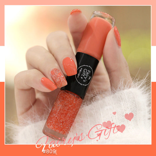 Set de Esmaltes Bicolor de Secado Rápido con Brillo y Acabado Transparente - Image 9